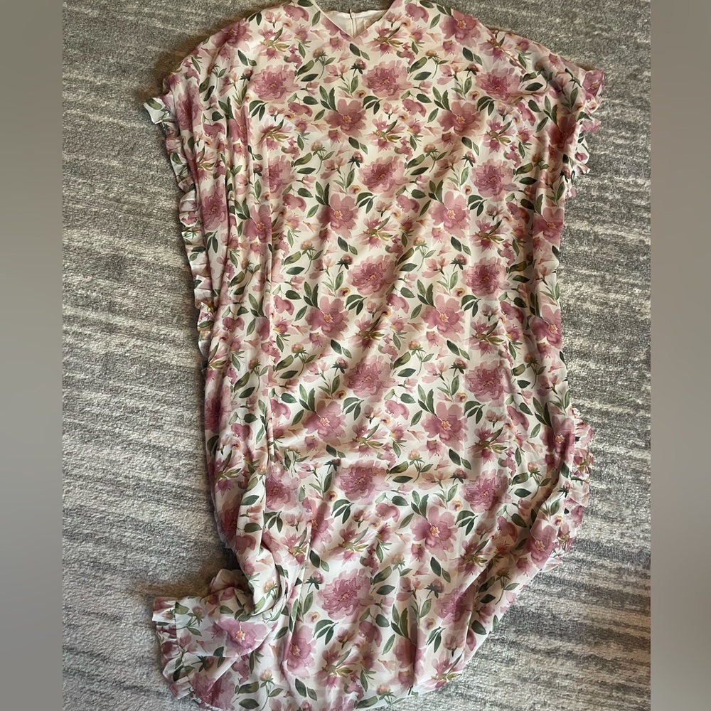 Dainty Jewells Elegant Pink Floral Dress - Picture 2 of 6